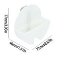 thumbnail image 2 of 3D Printed Hanging Storage Box for Car Visor, Portable Can Holder with Secure Snap on Clip, Compact Car Interior Organizer for Beverage Cans and Small Items, 2 of 5
