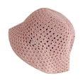 thumbnail image 1 of Sun Hat Solid Color Breathable Milk Fiber Fabric Knitted Bucket Hat for Women, 1 of 10