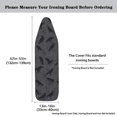 thumbnail image 5 of HELLHERO Crow Spider Web Pattern Iron Board Protective Cover, Waterproof Iron Board Cover Polyester Fabric Adjustable Fasteners Elastic Band Ironing Board Cover, 5 of 7