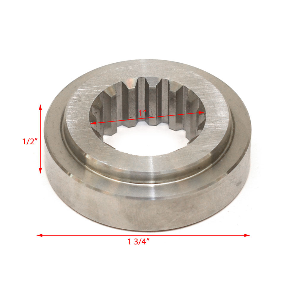 Suzuki Boat Propeller Spacer Nut 57633-93L00 | 1 3/4 Inch SS