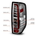 thumbnail image 5 of ANZO 2005-2021 Nissan Frontier LED Taillights Chrome Housing/Clear Lens - 311445, 5 of 11