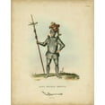thumbnail image 2 of Meyrick 15x18 Gold Ornate Wood Framed with Double Matting Museum Art Print Titled - Men in Armour III, 2 of 4