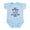Sky Blue, variant on CafePress - Half Uruguayan Is Better Than None Body Suit - Baby Light Bodysuit, Size Newborn - 24 Months