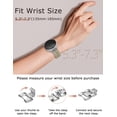 thumbnail image 3 of Wearlizer Metal Band Compatible with Samsung Galaxy Watch 9/8 40mm 44mm & Watch 8 Classic 46mm, Stainless Steel Chain Bracelet Band for Women, Dressy No Gap Adjustable Link Strap, 3 of 7