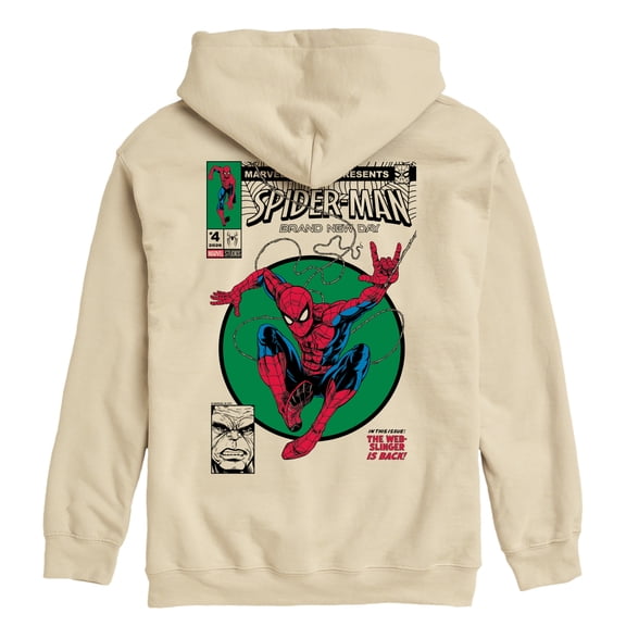 Spider-Man - Comic Book Cover Graphic Fleece Pullover Hoodie