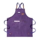 thumbnail image 3 of Advancent Delantal de lona, ​​delantales de trabajo gruesos, fundas de delantales, ropa de trabajo cómoda, accesorio de cubierta, vestido para el Utensilios de cocina Púrpura Advancent HA011664-03, 3 of 6