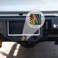 thumbnail image 4 of Hitch Cover Fits For 2-Inch Hitch,A Lively Image Of Colorful Lines Against Blackrubber Trailer Hitch Cover Tube Plug Insert,Car Exterior Accessories, Receiver Tube Hitch Plug, 4 of 6