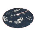thumbnail image 2 of Kll Vintage Marine Christmas Tree Skirt 48",Party Decorations Farmhouse For Christmas Decorations Holiday Party, 2 of 8