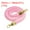 Pink / Golden, variant on Uxcell 3.3 Feet Pink Velvet Stanchion Rope Crowd Control Barrier Rope with Snap Hooks, Golden 2 Pack