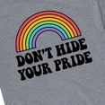 thumbnail image 3 of Instant Message - Don't Hide Your Pride - Men's Short Sleeve Graphic T-Shirt, 3 of 6
