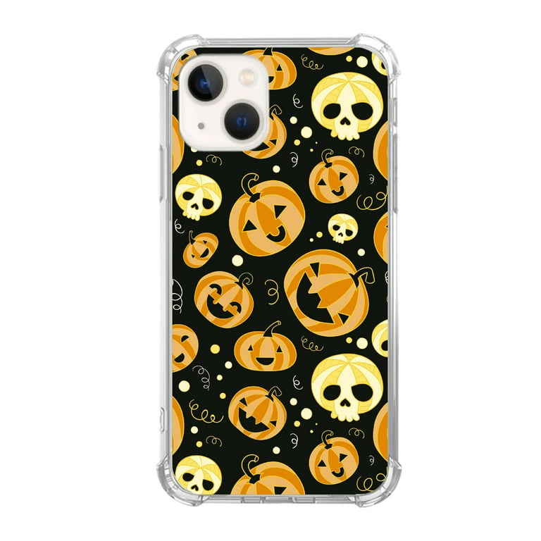 Phone Case With Halloween Skull Graphic Shockproof For Iphone 15