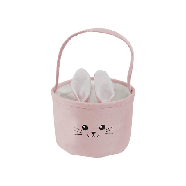 Velvet Easter Candy Gift Baskets for Women with Handles Storage Basket 1Pc