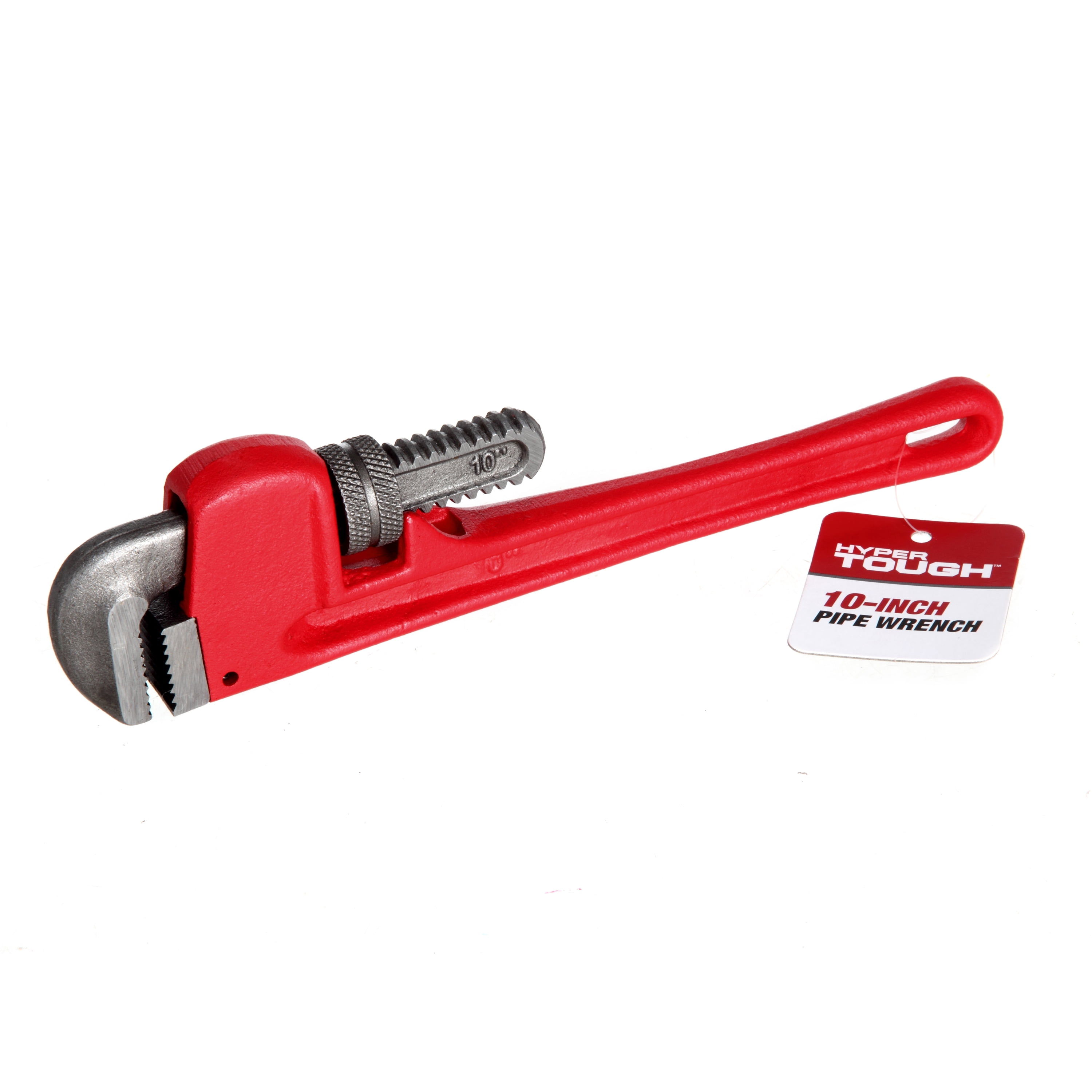 HyperTough 10 inch Cast Iron Pipe Wrench with Offset Jaws UW40086A