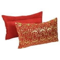 thumbnail image 5 of Blazing Needles Paisley Scaled Velvet Throw Pillow, 5 of 8
