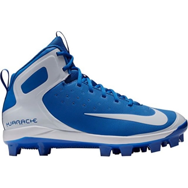 nike huarache cleats blue