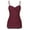 Burgundy, variant on Women One Piece Swimsuit Tummy Control Bathing Suits Ruffle Monokini Swimwear