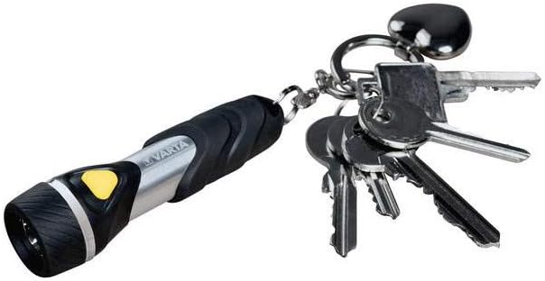 VARTA Day Light Key Chain Light with Key Ring (incl 1xAAA Longlife Power Battery, Ideal for Dom