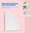thumbnail image 3 of Corner Shelf, 3Pcs Floating Corner Shelf Wall-Mounted Storage Rack Bookshelves Home Furniture Office Decorc, 3 of 7