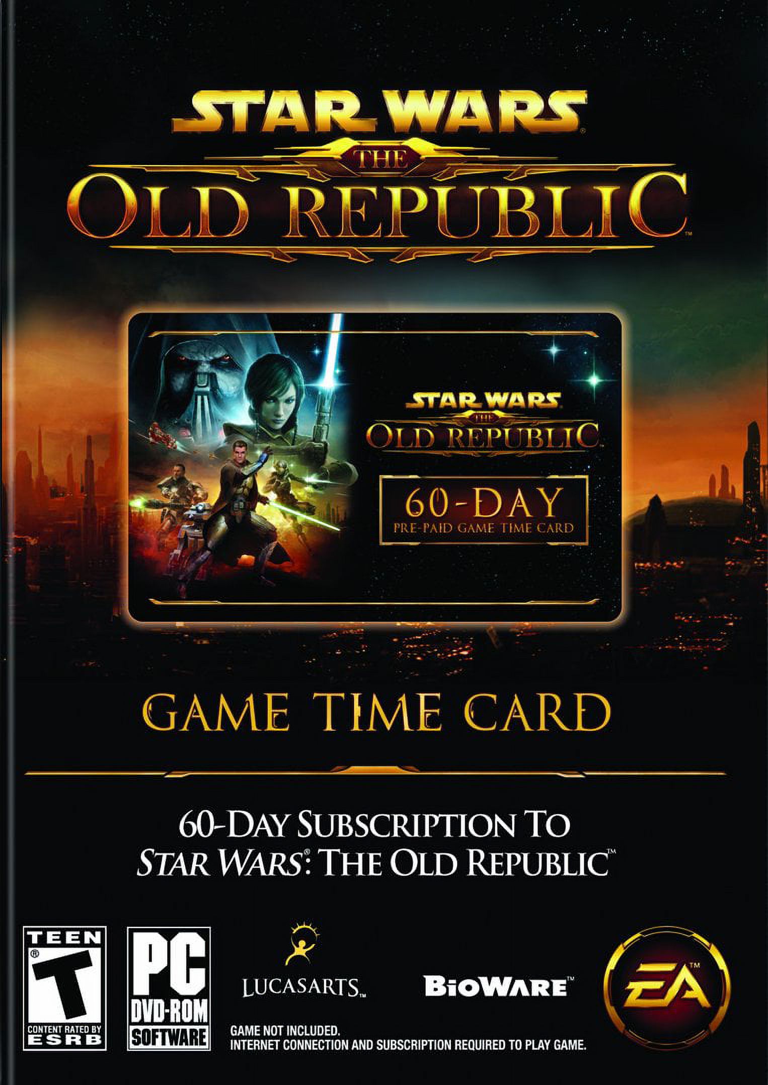 Electronic Arts Star Wars The Old Republic Pre-Paid Time Card, EA, PC Software, 014633197969 - image 3 of 4