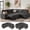 Gray, variant on 80 Inch L-Shaped Modular Sectional Sofa,Beige Corduroy Convertible Couch with Pull Out Sofa Bed,Adjustable Backrest,USB Ports,Storage Seats
