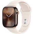 thumbnail image 1 of Apple Watch Series 10, GPS Cellular, 46 mm, reacondicionado, dorado, 1 of 5