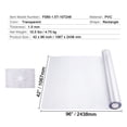 thumbnail image 3 of KFFKFF Clear PVC Desk Protector, 42x96 Inch, 1.5mm Thickness, Rectangle Table Cover, Water-Resistant & Simple to Clean, Ideal for Office, Dining, and Nightstand Surfaces, 3 of 9