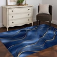thumbnail image 4 of Rectangle Rug 3x5Ft Soft Indoor Throw Rugs Carpets for Living Dining Bedroom Kids Room Non-Slip Playroom Crawl Rug Floor Mats, 4 of 9