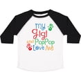 thumbnail image 3 of Inktastic My Gigi and Poppop Love Me Boys or Girls Toddler T-Shirt, 3 of 5