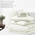 thumbnail image 6 of Queen Comforter Set, Grey 7 Pieces Bed in a Bag All Season Bedding, with Stitch Quilted Comforter Flat Sheet Fitted Sheet Pillowcases, 6 of 8