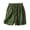 Green, variant on Fjuchai Womens Shorts Casual Summer Dressy Cotton Comfy Drawstring Elastic Waist Pocketed Pants M-3XL