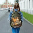 thumbnail image 6 of ALAZA Retro Cute Cat Backpack Elementary School Bag Bookbag Travel Rucksack, 6 of 7