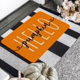 thumbnail image 2 of Fall Door Mat Hello Pumpkin Doormat Funny Text Decor Indoor mat, Thanksgiving Holiday Creative Decorative Seasonal Burlap Welcome Floor Orange Mat Switch Mat for Outdoor 17 x 30 in, 2 of 7