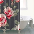 thumbnail image 5 of Waterproof Pioneer Shower Curtain 72x84 Inch Polyester Unique Cute Floral Shower Curtain for Bathroom Hotel Home Decor with 12 Plastic Hooks, 5 of 5