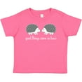thumbnail image 3 of Inktastic Twin Hedgehogs Baby Gift Boys or Girls Baby T-Shirt, 3 of 5