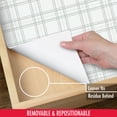 thumbnail image 4 of Con-Tact Creative Covering™ Printed Vinyl Top - Boho Plaid Sage, 18 in. x 16 ft., Best Used for Surface Protection and Shelf Organization, 4 of 7