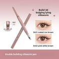 thumbnail image 5 of Double Head Eyebrow Pencil, Waterproof Natural 3D Contour and Highlighter, Longwearing for Perfect Brows, Professional, Precision, Defines, Universal Benefit Eyebrow Pencil (#01), 5 of 8