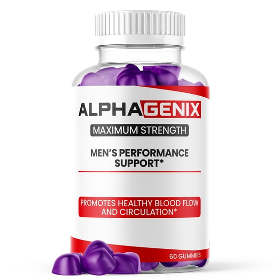 AlphaGenix Gummies Advanced Formula All Natural Vitamin Supplement Alpha Genix 60 Gummies