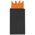thumbnail image 1 of INSPIRE CHIC Men's Pocket Squares PreFolded Triangles On Card Suit Handkerchief Orange One Size, 1 of 4