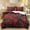Black Red Rose, variant on ZIATUBLES 3-Piece Twin Size Duvet Cover Set, Sage Green Sprig Printed Modern Bedding, Breathable Lightweight All-Season Duvet Cover with 2 Pillowcases, Easy Care Dorm Apartment Bed Linens