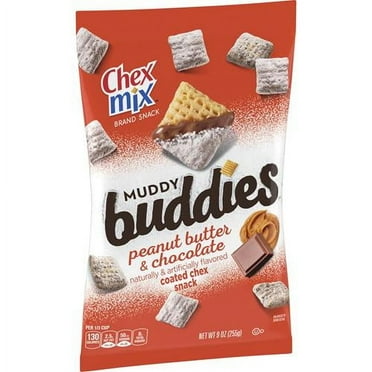 Chex Mix Muddy Buddies, Peanut Butter And Chocolate Snack Mix, 9 Oz - Pack of 2