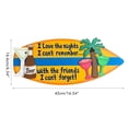 thumbnail image 2 of Tabla De Surf, Arte De Pared, Placa De Tabla De Surf De Madera, Cartel Colgante, Tabla De Surf Para Decoración De Pared Del Hogar Yuarrent HA040316-02, 2 of 6