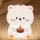 thumbnail image 4 of Bear Lights for Bedroom, Gifts for the Rechargeable Touch Lamp is 3 Levels Brightness, Food Grade Silicone Squishy Lamp, 4 of 5
