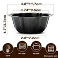 thumbnail image 2 of 4 Pack  4 Inch  Nonstick Mini Bundt Cake Pans, Black Carbon Steel Fluted Molds for Baking Cupcakes, Brownies, and Tarts, 2 of 7