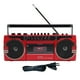 thumbnail image 2 of Recordor de Repleer Retro Retro Cassete Redior Am SW Con Altaje Bluetooth, Recortor de AC AC Acholetado Relata de Casseta Casta Relot USB Red Red, 2 of 7