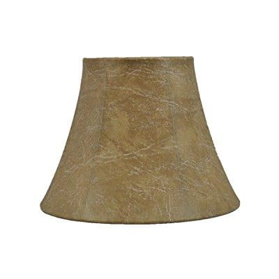 Urbanest Silk Square Cut Corner Bell Lamp Shade 6"x12"x8" Softback Spider Fitter 