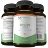 Binder Blend - Toxin Binder Supplement, Detox Capsules for a Healthy Gut - 180 Capsules - 90 Servings - 960mg Activated Charcoal & 480mg Organic Chlorella - Bloating Relief - Bentonite Clay, 3 Pack