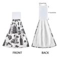 thumbnail image 3 of Dailycode Kitchen Wash Cloths with Hanging Loops Absorbent Absorbent Quick Drying Hand Towels, 2 Pack, Barrel Wine House, 3 of 7