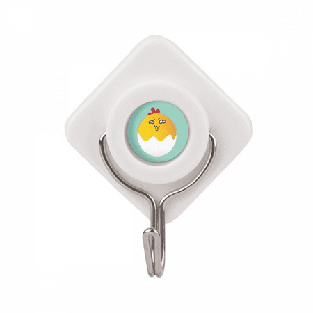 

Egg Insidious Lovely Face Cartoon Adhesive Wall Hooks Hanging Self Sticky