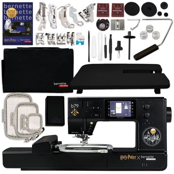 Bernette B79 Harry Potter Sewing & Embroidery Machine with 3 Embroidery Hoops