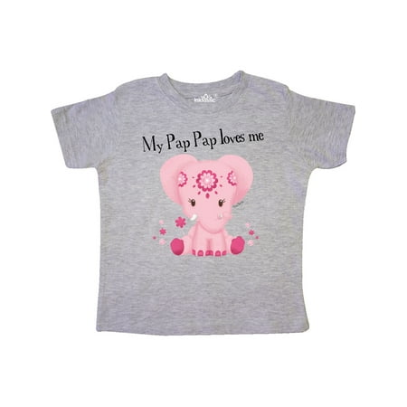 

Inktastic Aditi My Pap Pap loves me Gift Toddler Boy or Toddler Girl T-Shirt
